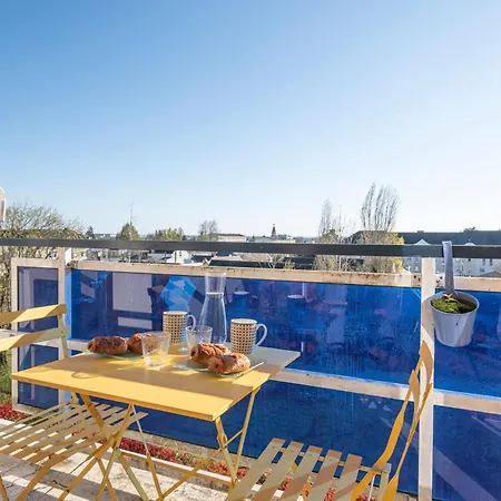 Parenthese Chic & Spacieuse A - 4 Chambre, Balcon, Calme & Parking Gratuit * Angers