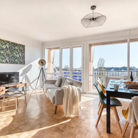 Ps4 Pour Longs Sejours - Parenthese Chic & Spacieuse A Angers - 4 Chambres, Balcon, Parking Gratuit * אנז'ה