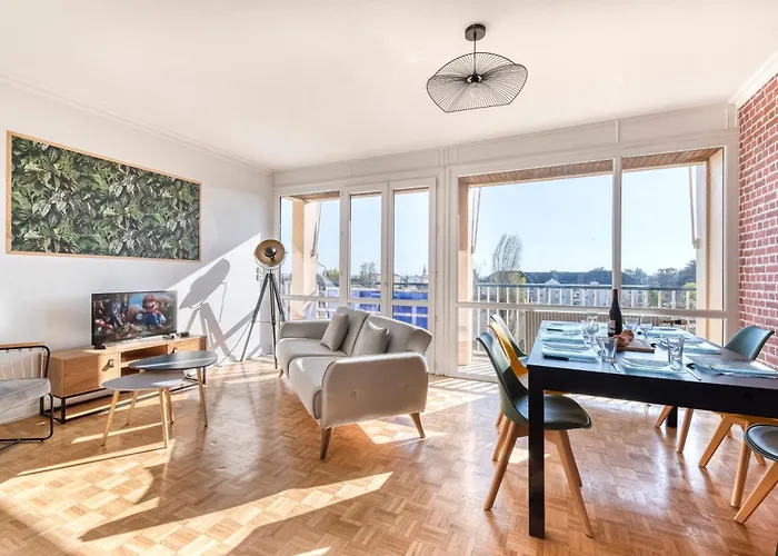 Ps4 Pour Longs Séjours - Parenthèse Chic&spacieuse à - 4 Chambres, Balcon, Parking Gratuit Angers